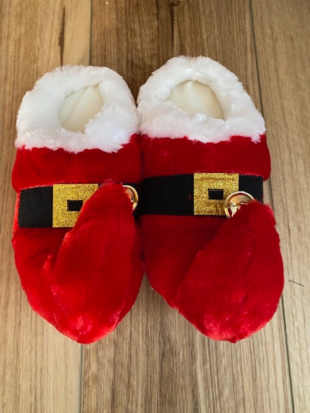 Elf Christmas Slippers, Size M (7-8), Made by Dan Dee Collector's Choice